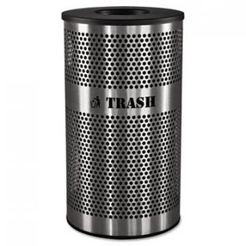 Ex-Cell VCT33PERFS Stainless Steel Trash Receptacle