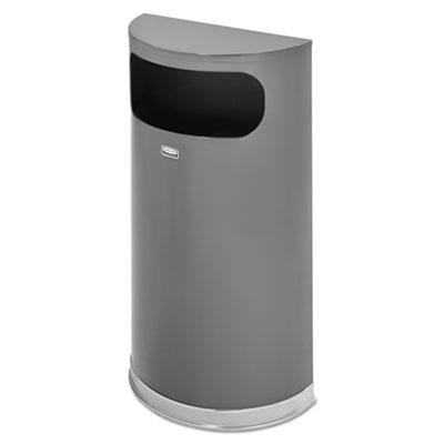 Rubbermaid SO820PLANT Commercial Half Round Flat Top Waste Receptacle