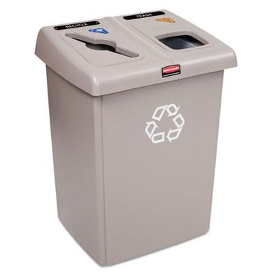 Rubbermaid 1792371 Commercial Glutton Recycling Station