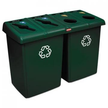 Rubbermaid 1792373 Commercial Glutton Recycling Station