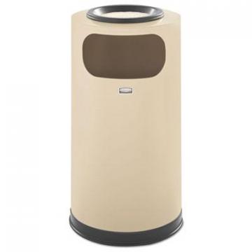 Rubbermaid SO16SUEGL Commercial European & Metallic Series Sand Urn with Waste Receptacle