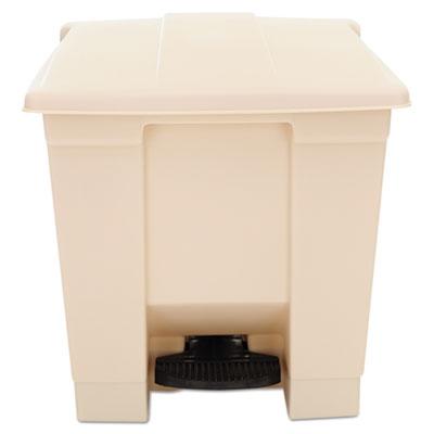 Rubbermaid 6143BEI Commercial Indoor Utility Step-On Waste Container