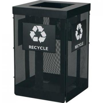 Safco 9936BL Onyx Waste Receptacle