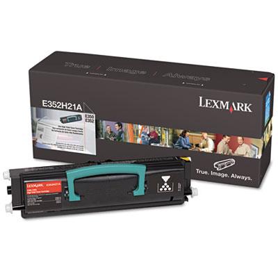 Lexmark E352H21A Black Toner Cartridge