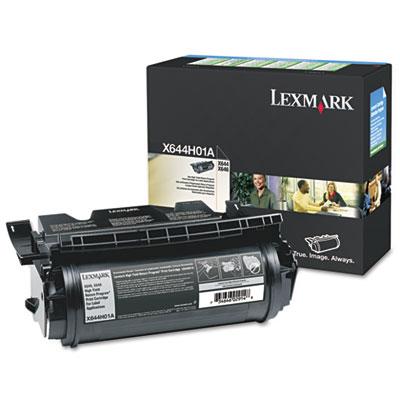 Lexmark X644H01A Black Toner Cartridge