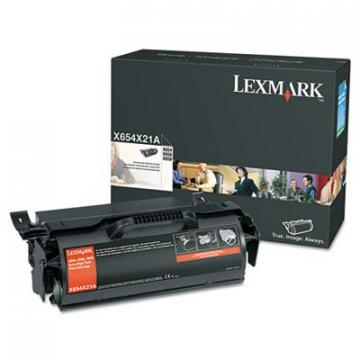 Lexmark X654X21A Black Toner Cartridge