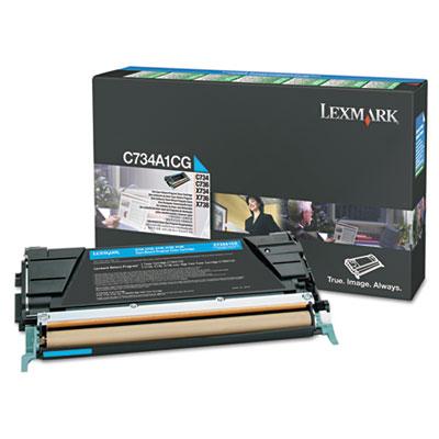 Lexmark X746A1CG Cyan Toner Cartridge