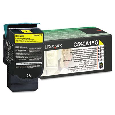 Lexmark C540A1YG Yellow Toner Cartridge