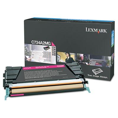 Lexmark C734A2MG Magenta Toner Cartridge