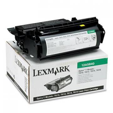 Lexmark 12A5840 Black Toner Cartridge