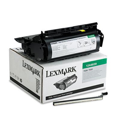 Lexmark 12A6839 Black Toner Cartridge