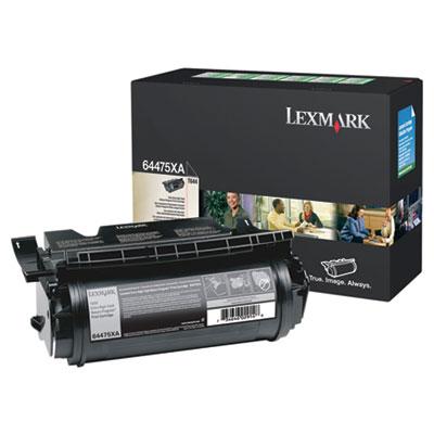 Lexmark 64475XA Black Toner Cartridge