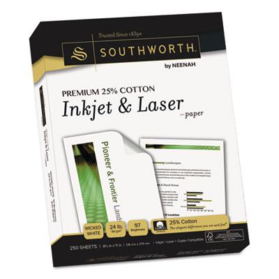 Southworth J344C Premium 25% Cotton Inkjet and Laser Paper