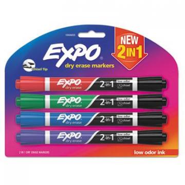 EXPO 1944655 2-in-1 Dry Erase Markers