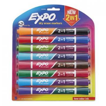 EXPO 1944658 2-in-1 Dry Erase Markers
