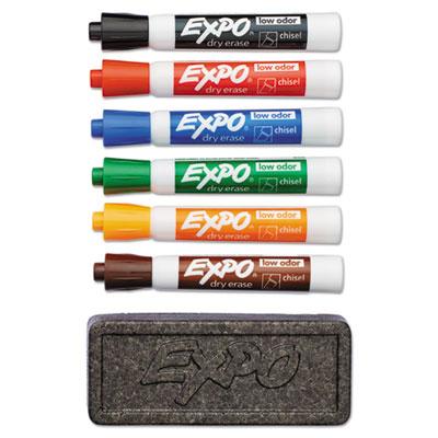 EXPO 80556 Low-Odor Dry Erase Marker and Organizer Kit