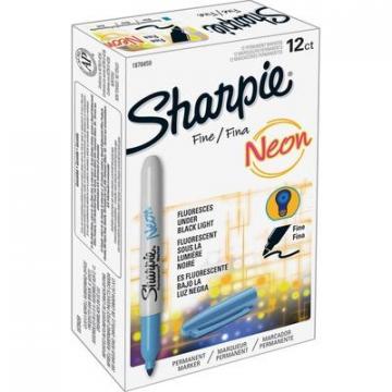 Sharpie 1860448BX Fine Tip Neon Permanent Markers