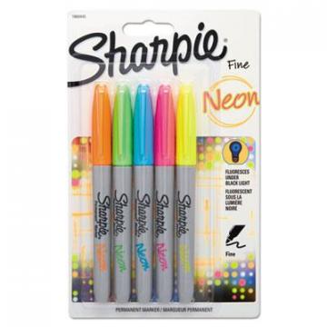 Sharpie 1860443 Neon Permanent Markers