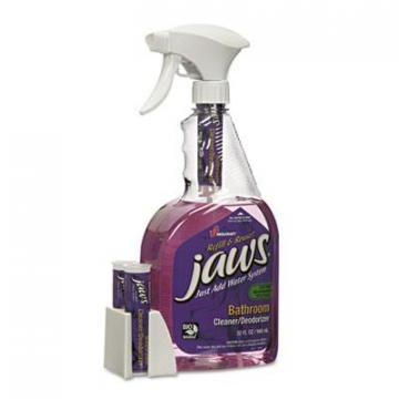 AbilityOne 7930016005750, JAWS Bathroom Cleaner/Deodorizer, Citrus, 6 Bottles/12 Refills