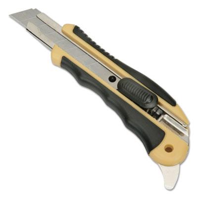 AbilityOne 6215252 SKILCRAFT Heavy-Duty Snap-Off Utility Knife with Cushion Grip Handle