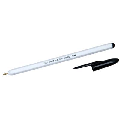 AbilityOne 0605820 Hexagonal Barrel Ballpoint Stick Pens
