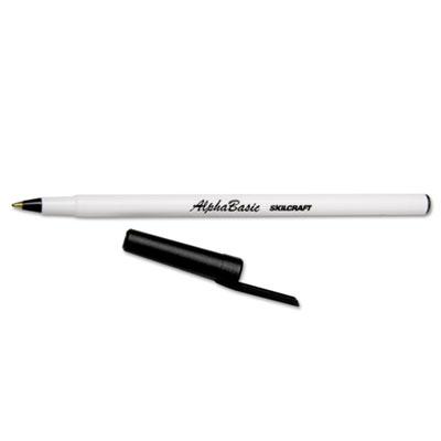 AbilityOne 4845267 AlphaBasic Round Barrel Stick Pens