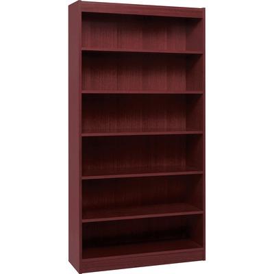 Lorell 60075 Panel End Hardwood Veneer Bookcase