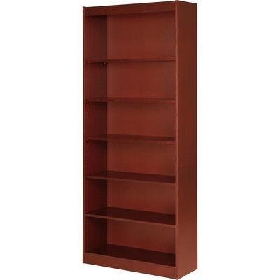 Lorell 89055 Six Shelf Panel Bookcase