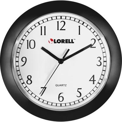 Lorell 60987 9" Round Profile Wall Clock