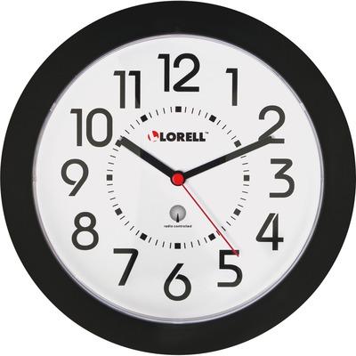 Lorell 60990 9" Radio Controlled Profile Wall Clock