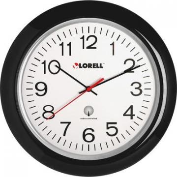 Lorell 60994 13-1/4" Radio Controlled Wall Clock
