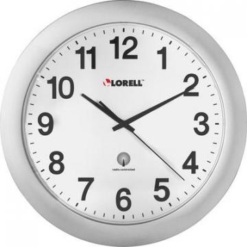 Lorell 60996 12" Round Radio-controlled Wall Clock