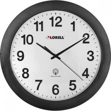 Lorell 60997 12" Round Radio Controlled Wall Clock