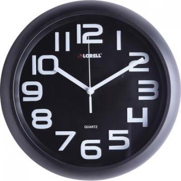 Lorell 61012 11-5/8" Quiet Wall Clock