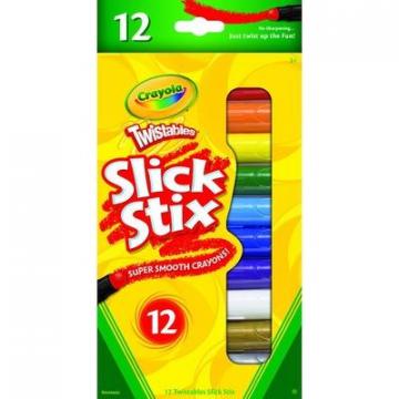 Crayola 529512 Twistables Slick Stix 12-count Smooth Crayons