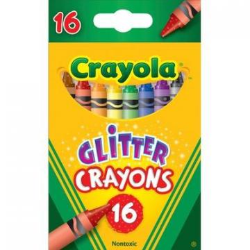 Crayola 523716 16-count Glitter Crayons