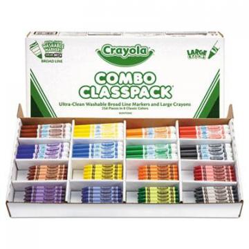 Crayola 523348 Crayon and Ultra-Clean Washable Marker Classpack