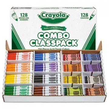 Crayola 523349 Crayons/Markers Combo Classpack