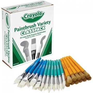 Crayola 050036 Paintbrush Variety Classpack