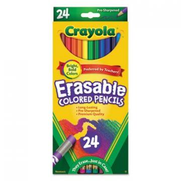 Crayola 682424 Erasable Color Pencil Set