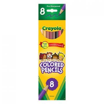 Crayola 684208 Multicultural Eight-Color Pencil Pack