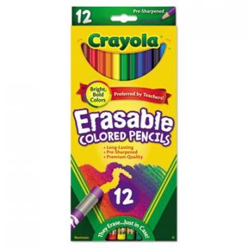 Crayola 684412 Erasable Color Pencil Set