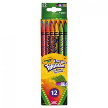 Crayola 687508 Twistables Erasable Colored Pencils 12-Pack