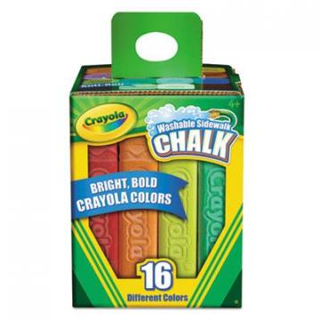 Crayola 512016 Washable Sidewalk Chalk