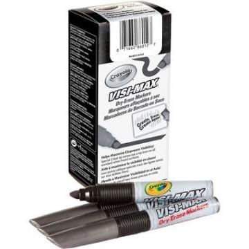 Crayola 986012A051 Visi-Max Dry-Erase Markers