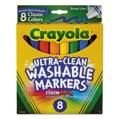Crayola 587808 Ultra-Clean Washable Classic Markers