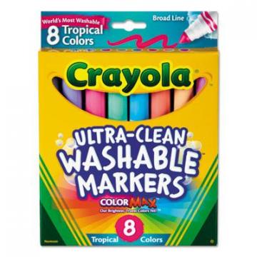 Crayola 587816 Tropical Color Washable Markers