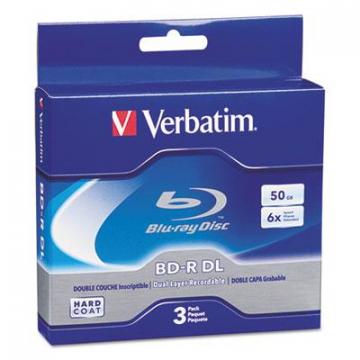 Verbatim 97237 Blu-Ray BD-R Recordable Dual-Layer Disc