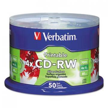 Verbatim 95159 CD-RW DataLifePlus Printable Rewritable Disc