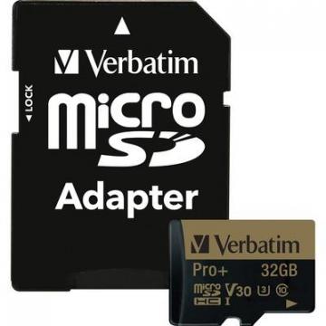 Verbatim 44033 32GB PRO Plus microSDHC Card